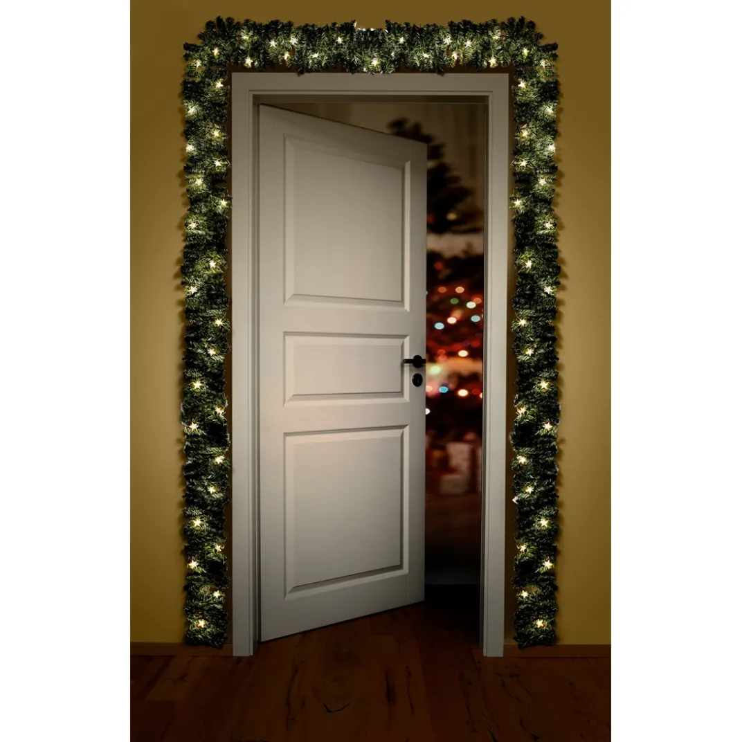 Décorations Intérieures Noël|Décorations-Tempsl Guirlande sapin étoilée lumineuse