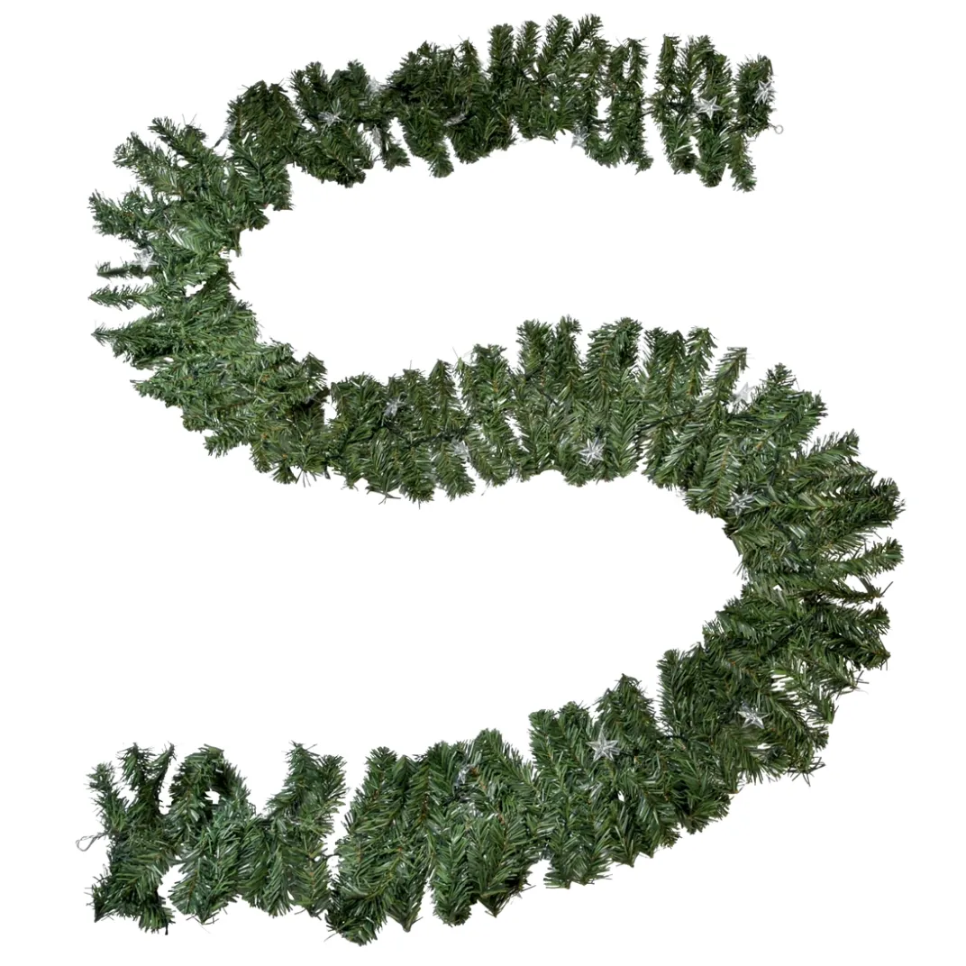 Décorations Intérieures Noël|Décorations-Tempsl Guirlande sapin étoilée lumineuse