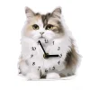Décorations-Tempsl Horloge chat blanc