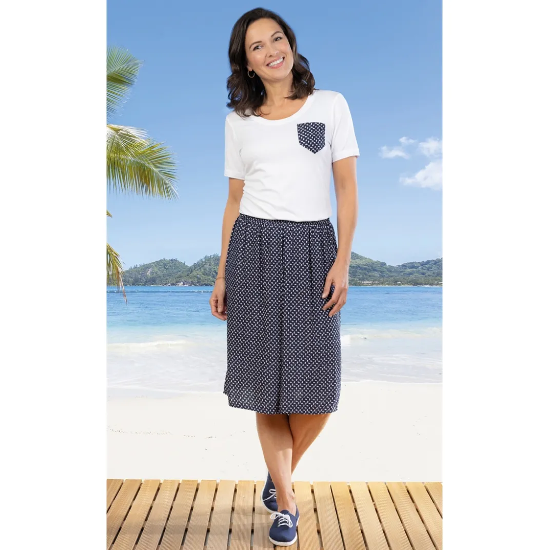 Vêtements-Tempsl Jupe culotte bleu