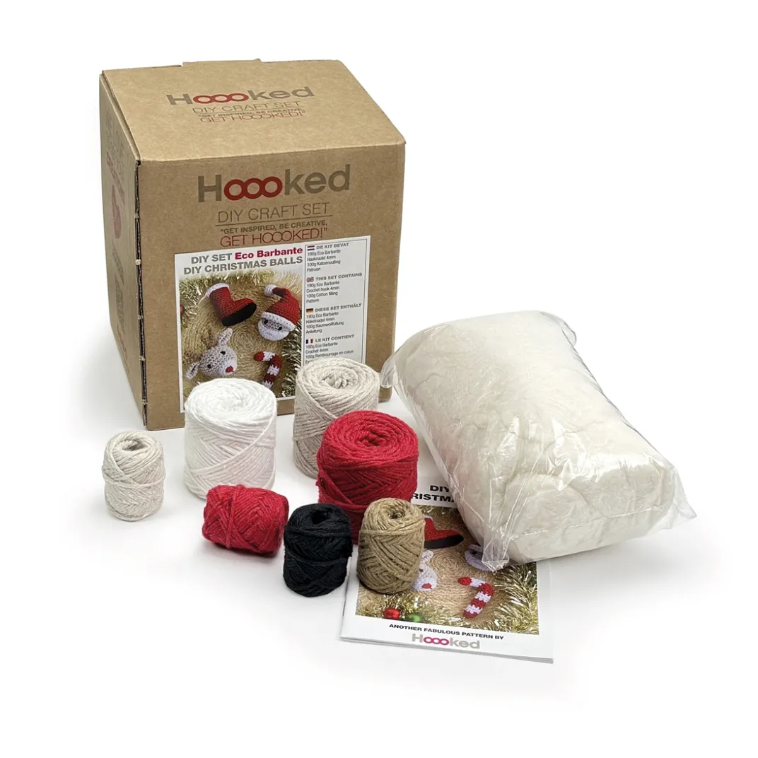 Loisirs Créatifs-Tempsl Kit mini personnages de Noël au crochet