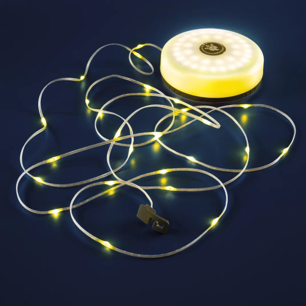 Décorations Jardin Et Extérieur-Tempsl Lampe et guirlande ajustable nomade