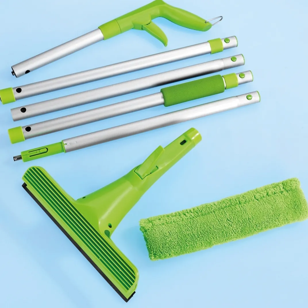 Matériels De Nettoyage-Tempsl Lave-vitre vaporisateur extensible