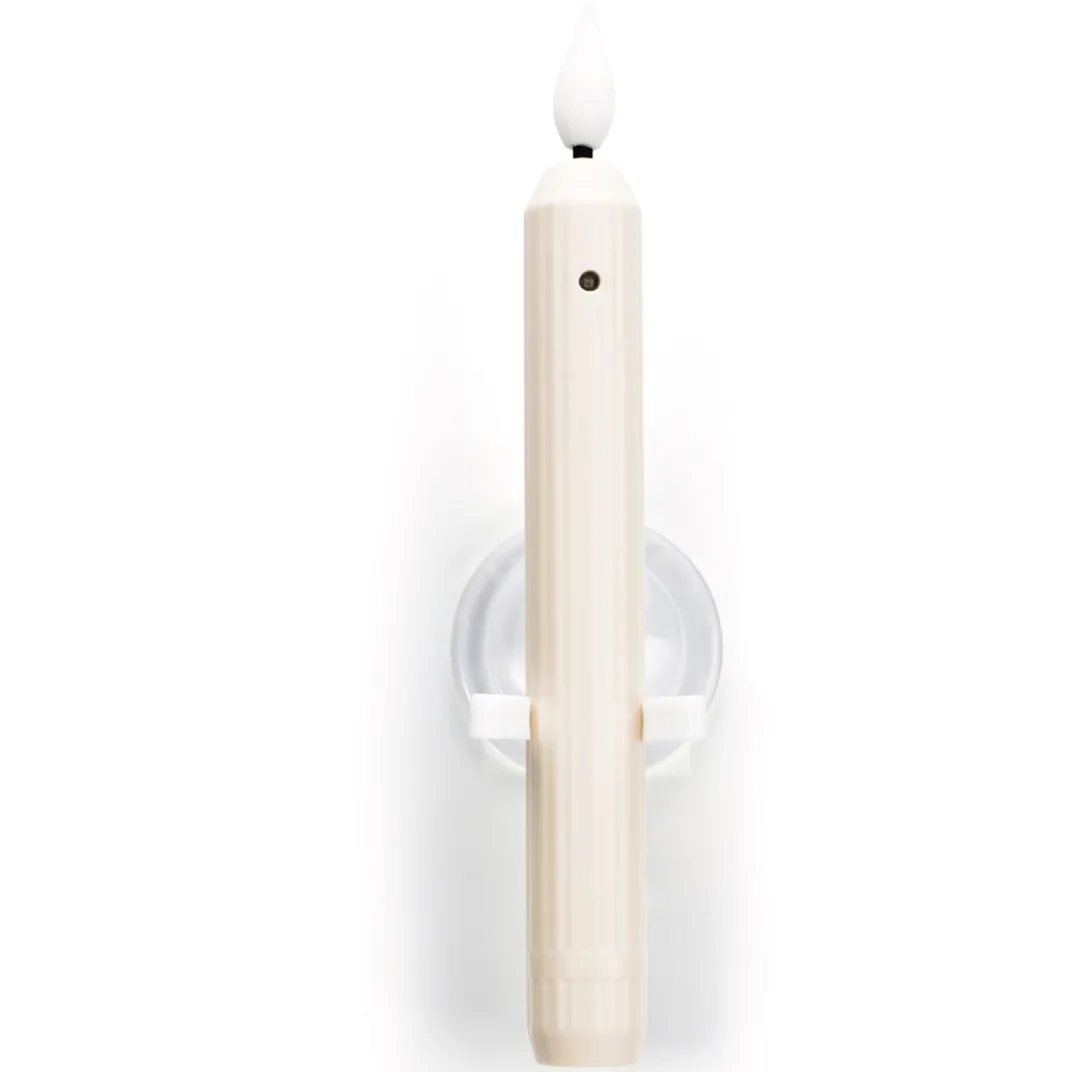 Décorations Intérieures Noël|Décorations-Tempsl Lot de 6 bougies LED ventouse