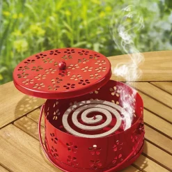 Décorations Jardin Et Extérieur|Anti-Nuisibles Et Anti-Insectes-Tempsl Lot de 2 brûleurs anti-insectes vintage