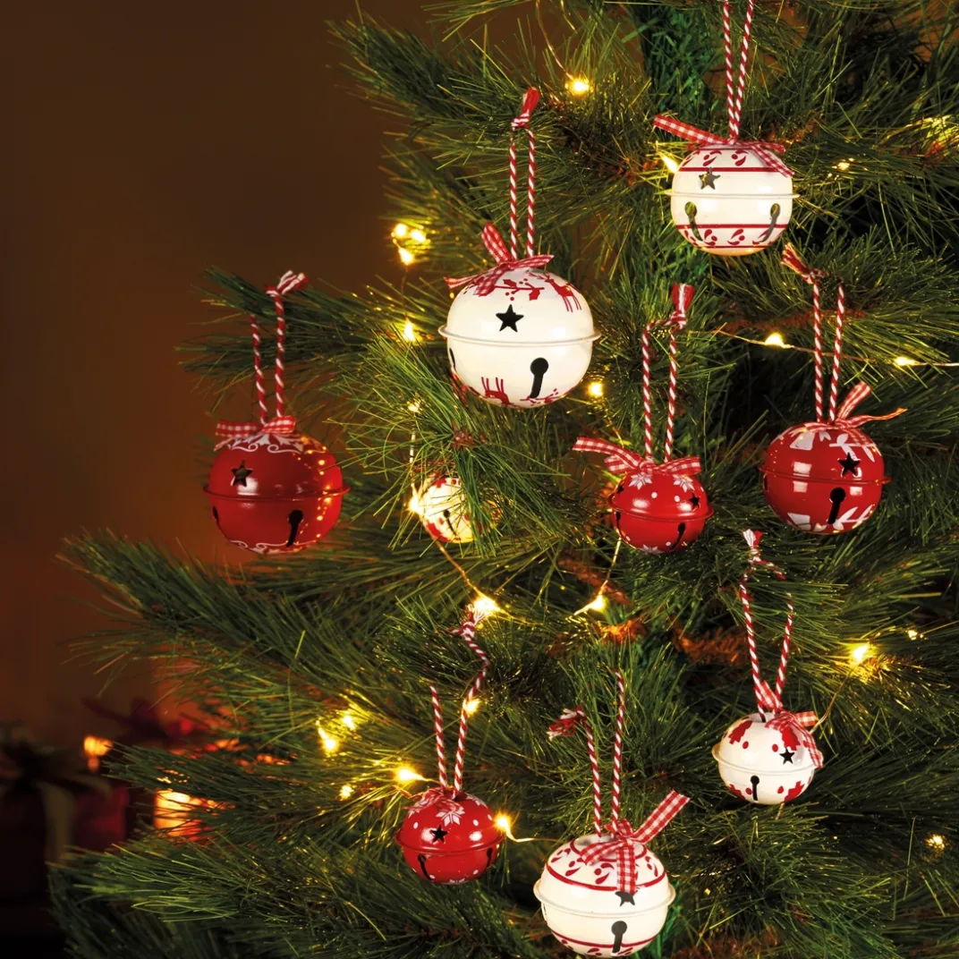 Décorations Intérieures Noël|Décorations-Tempsl Lot de 14 clochettes