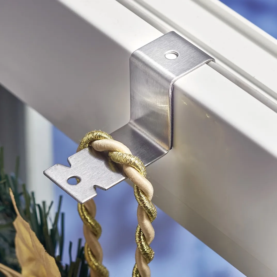 Accessoires Bricolage Et Astuces-Tempsl Lot de 2 crochets pour fenêtre