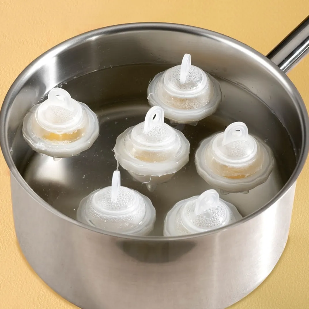 Cuisson Et Accessoires-Tempsl Lot de 6 Easy Eggs pour la cuisson des oeufs durs