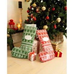 Emballages Cadeaux|Décorations-Tempsl Lot de 12 emballages cadeaux chaussettes