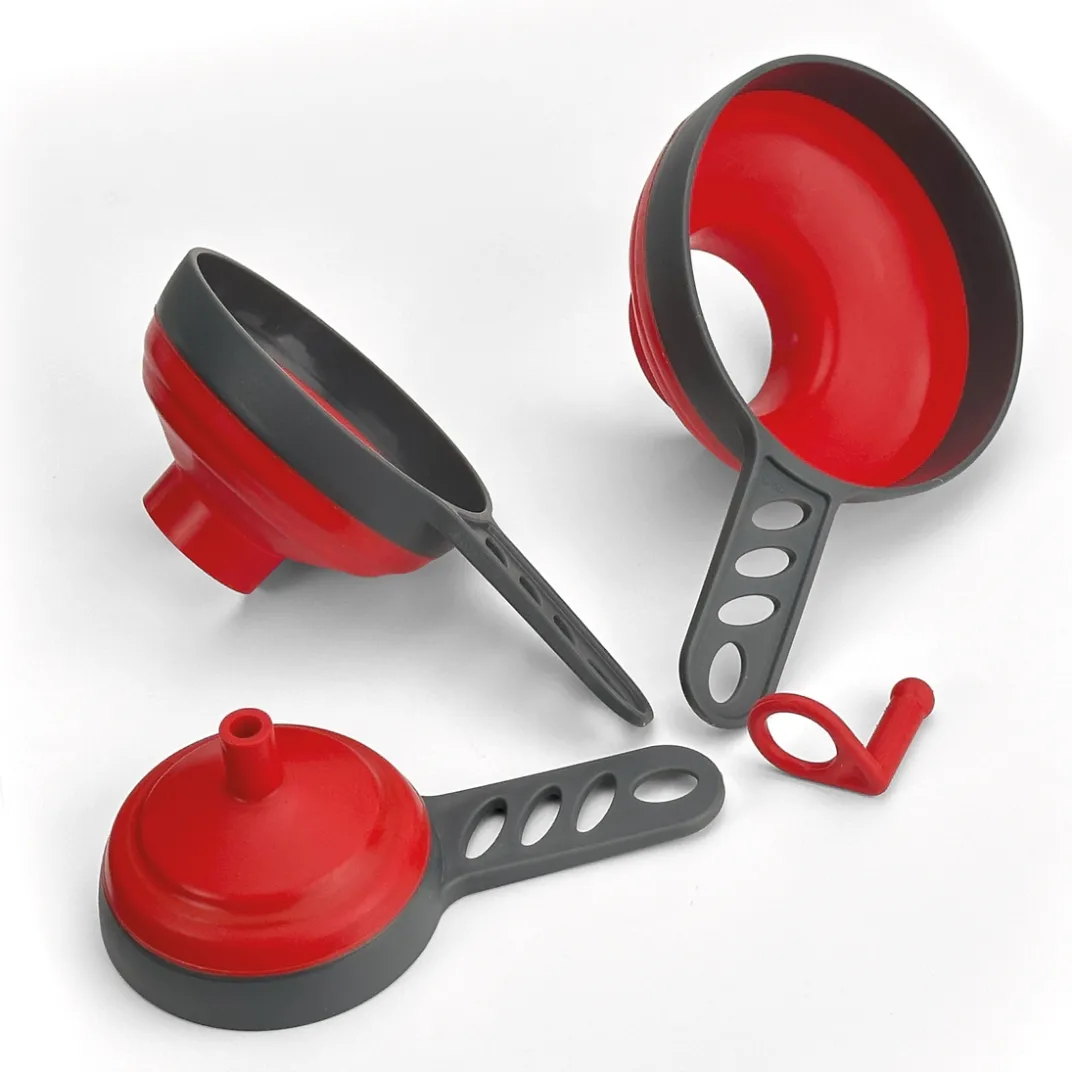 Ustensiles De Cuisine Malins-Tempsl Lot de 3 entonnoirs rétractables