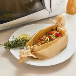 Cuisson Et Accessoires-Tempsl Lot de 6 feuilles de cuisson micro-ondes