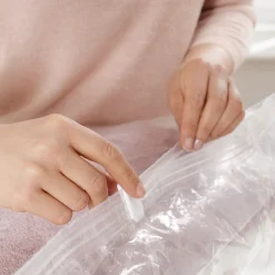 Housses Et Accessoires De Rangement-Tempsl Lot de 10 housses sous vide + pompe