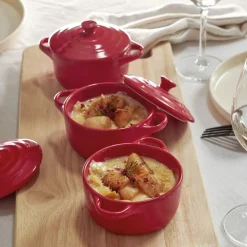 Idées Cadeaux Noël|Cuisson Et Accessoires-Tempsl Lot de 4 mini-cocottes Pradel France ®