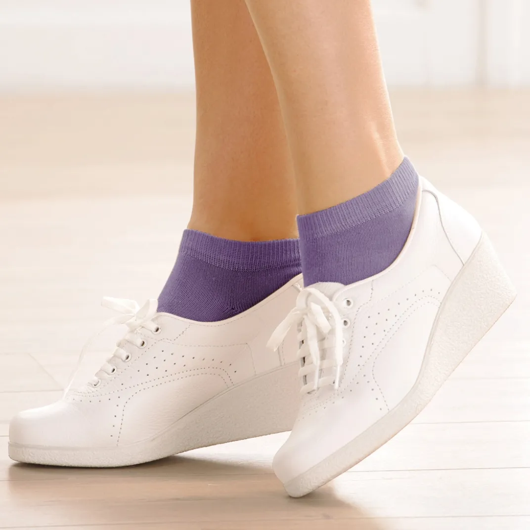 Sous-Vêtements-Tempsl Lot de 4 paires socquettes crochet