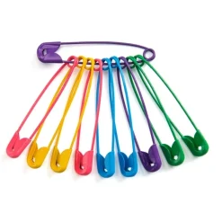 Mercerie-Tempsl Lot de 10 épingles à nourrice