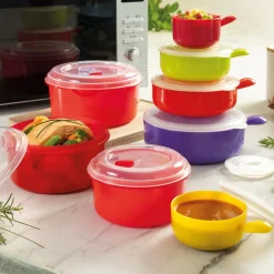 Cuisson Et Accessoires|Fraîcheur / Conservation-Tempsl Lot de 8 plats à micro-ondes