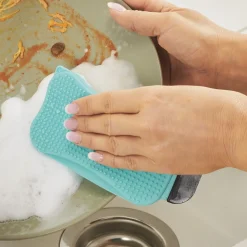 Organisation Et Entretien-Tempsl Lot de 2 éponges silicone