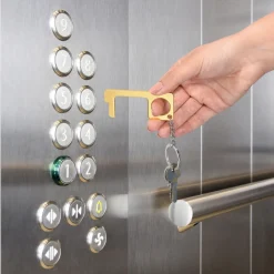 Accessoires Bureau|Sacs, Bijoux Et Accessoires-Tempsl Lot de 2 porte-clés évite-contamination