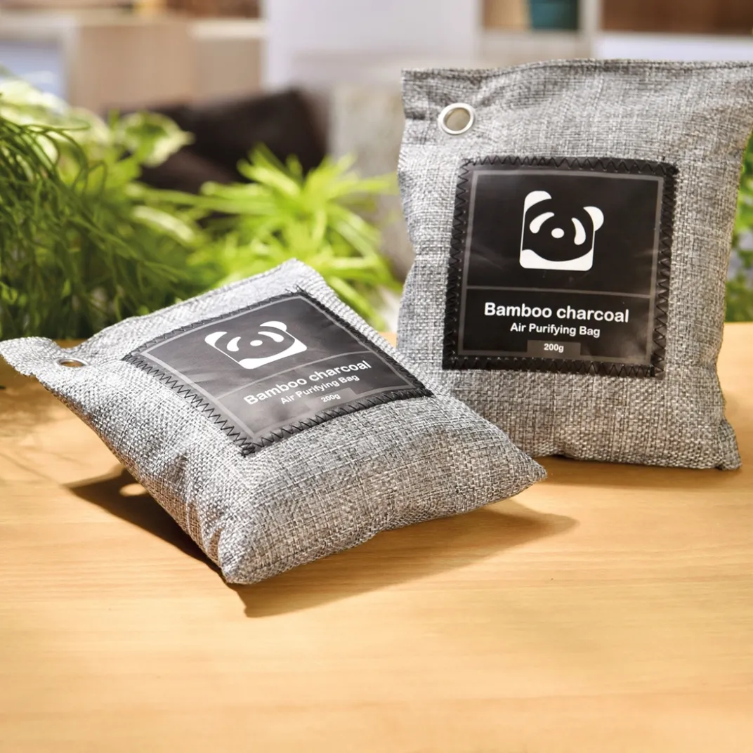 Accessoires Bricolage Et Astuces-Tempsl Lot de 2 sachets bambou absorbants