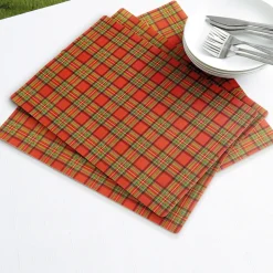 Art De La Table-Tempsl Lot de 8 sets de table écossais