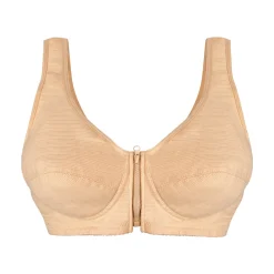 Sous-Vêtements-Tempsl Lot de 3 soutiens-gorge zippés Gris + vieux rose + chair - taille M