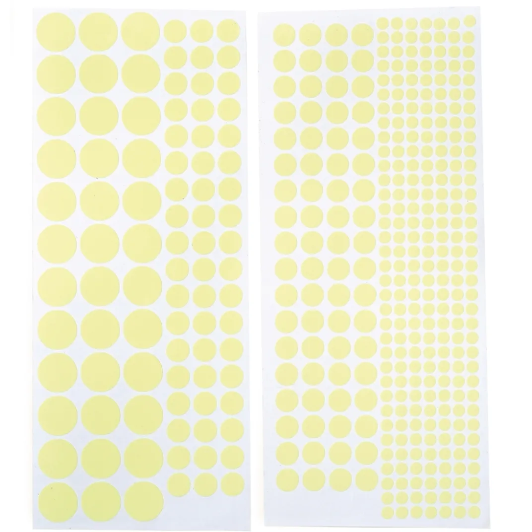 Accessoires Bricolage Et Astuces-Tempsl Lot de 407 stickers phosphorescents
