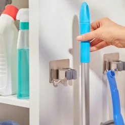 Organisation Et Entretien-Tempsl Lot de 4 supports balai et accessoires