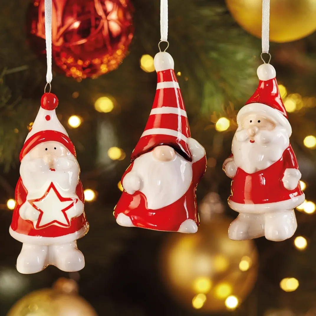 Décorations Intérieures Noël|Décorations-Tempsl Lot de 3 suspensions de Noël