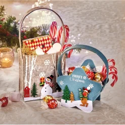 Décorations Intérieures Noël|Décorations-Tempsl Lot de 2 suspensions feutrine