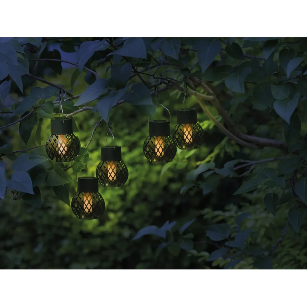 Décorations Jardin Et Extérieur-Tempsl Lot de 6 suspensions lumineuses