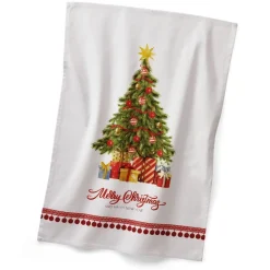 Table De Noël|Art De La Table-Tempsl Lot de 2 torchons de Noël