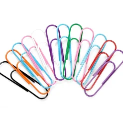 Accessoires Bureau-Tempsl Lot de 12 trombones couleur XXL