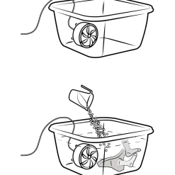 Lavage, Séchage Et Repassage-Tempsl Mini turbine de lavage