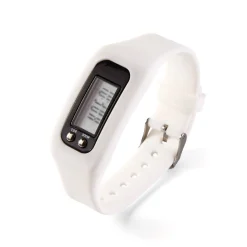 Aide Et Accessoires Confort-Tempsl Montre podomètre silicone Noire, Blanc ou Fleurs