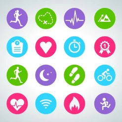 Aide Et Accessoires Confort-Tempsl Montre podomètre silicone Noire, Blanc ou Fleurs