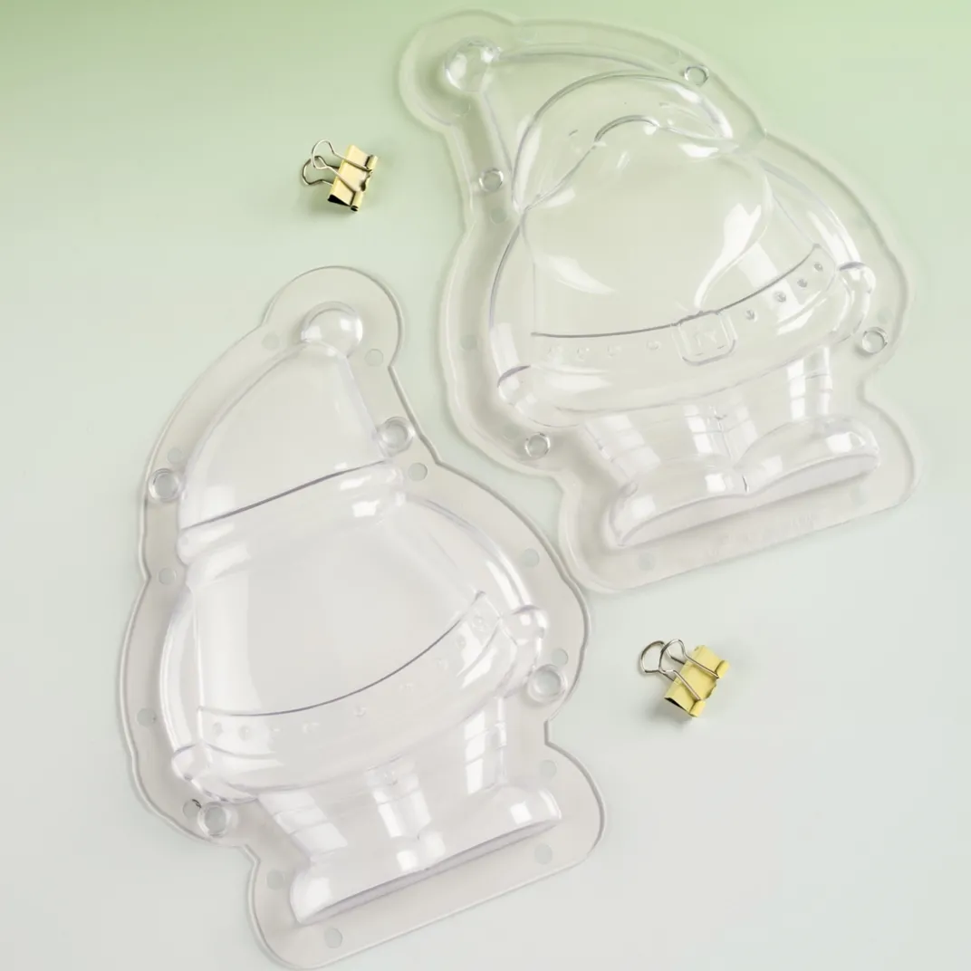 Repas De Noël|Accessoires Pâtisserie Et Confiture-Tempsl Moule chocolat Père Noël 3D