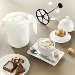 Accessoires Petit-Déjeuner-Tempsl Mousseur à lait manuel