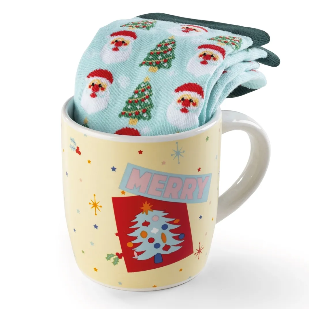 Table De Noël|Art De La Table-Tempsl Mug + chaussettes