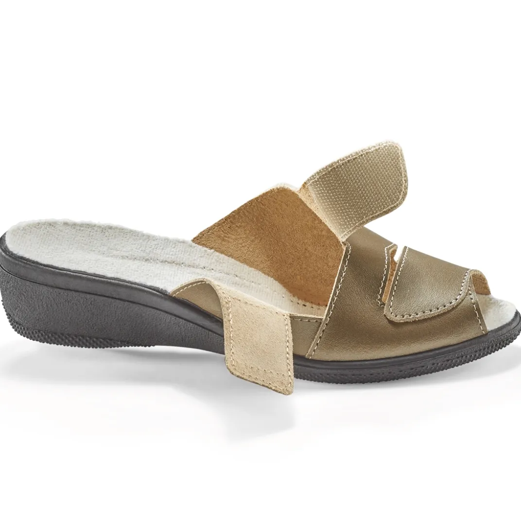 Chaussures, Chaussons Et Accessoires-Tempsl Mules dorées