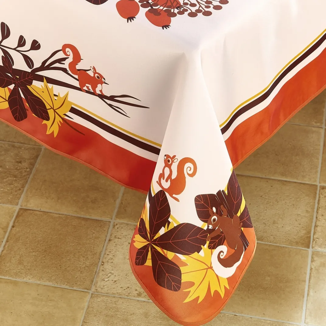 Art De La Table-Tempsl Nappe baies d'automne ronde ou rectangle