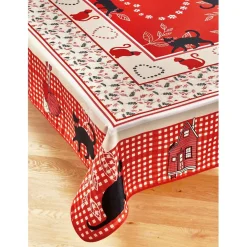 Art De La Table-Tempsl Nappe chats joueurs Ronde ou Rectangle