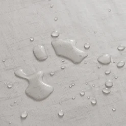 Art De La Table-Tempsl Nappe cirée effet lin terre cuite 140 cm