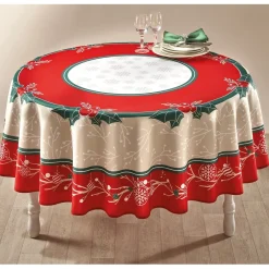 Table De Noël|Art De La Table-Tempsl Nappe houx