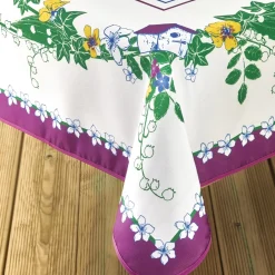 Art De La Table-Tempsl Nappe oiseaux ronde ou rectangulaire