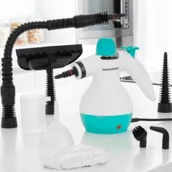 Balais, Aspirateurs, Éponges Et Brosses-Tempsl Nettoyeur vapeur 9 en 1