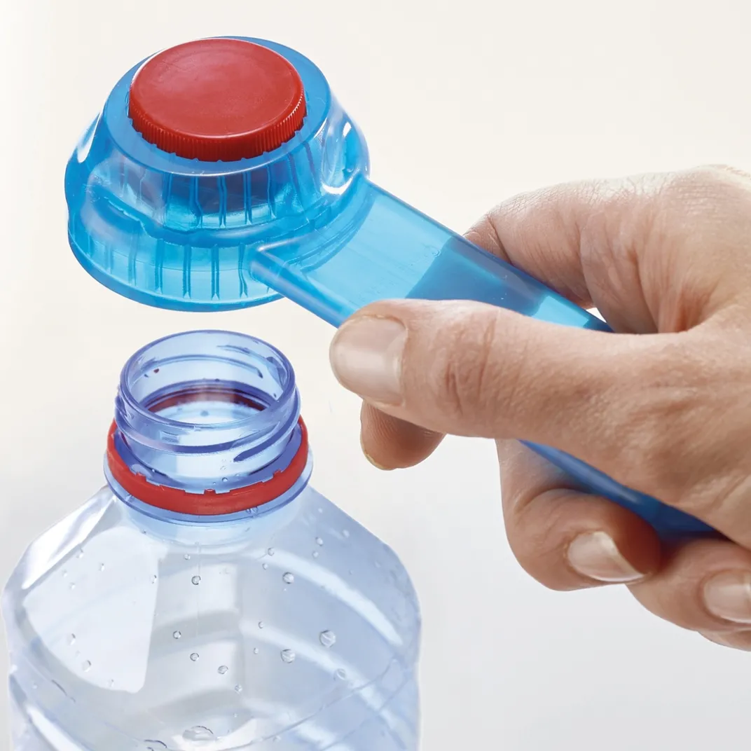 Ustensiles De Cuisine Malins-Tempsl Ouvre-bouchon facile bleu