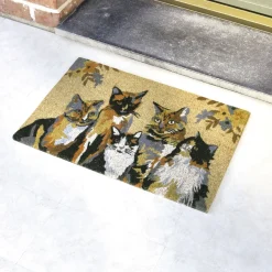 Décorations|Décorations Jardin Et Extérieur-Tempsl Paillasson 5 chats