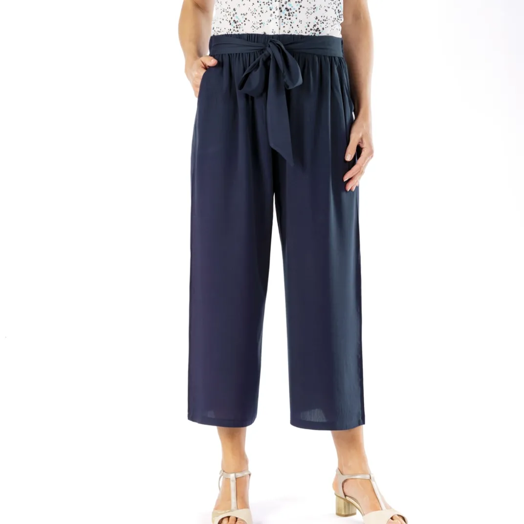 Vêtements-Tempsl Pantacourt bleu ou beige