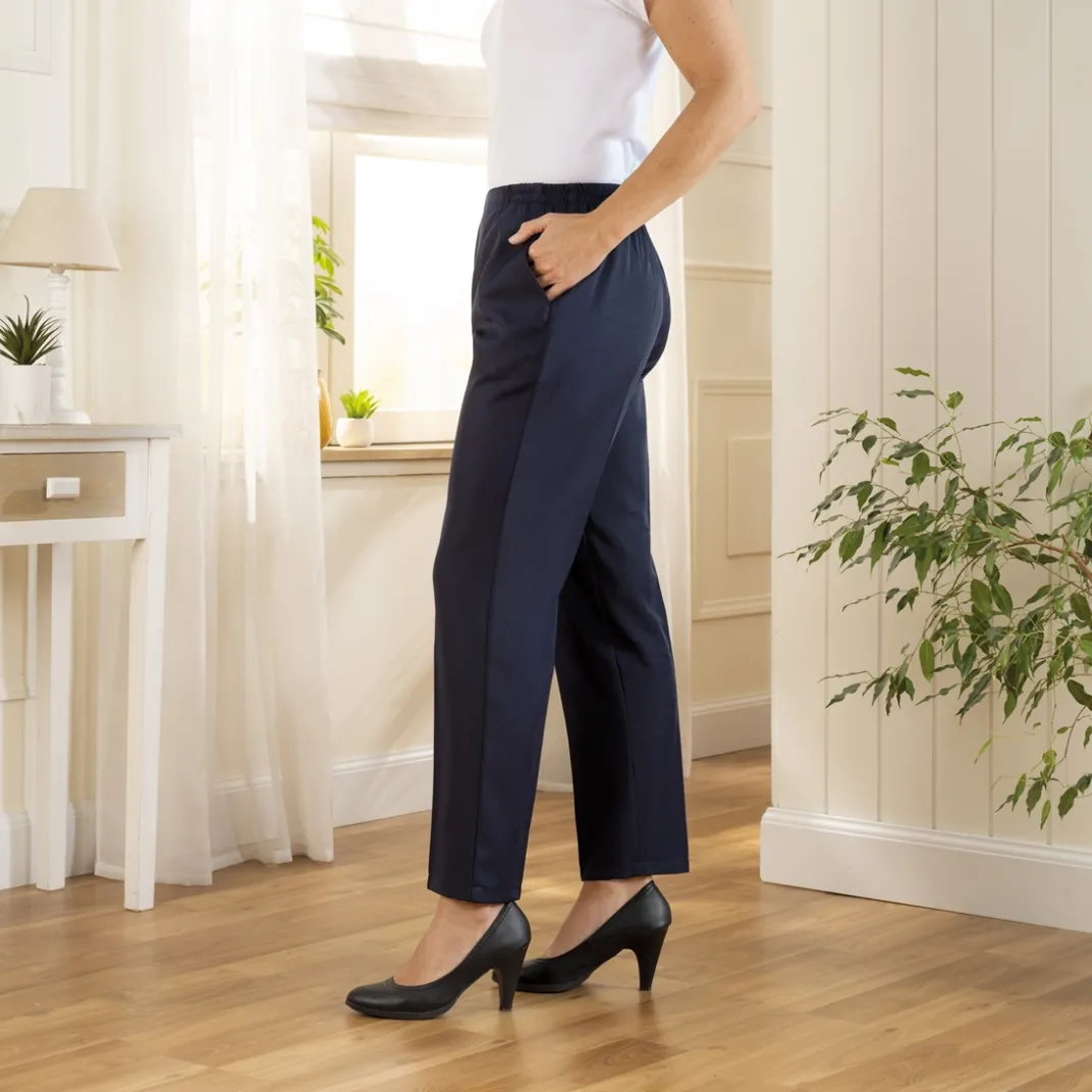 Vêtements-Tempsl Pantalon à pinces confort Blanc - taille 42