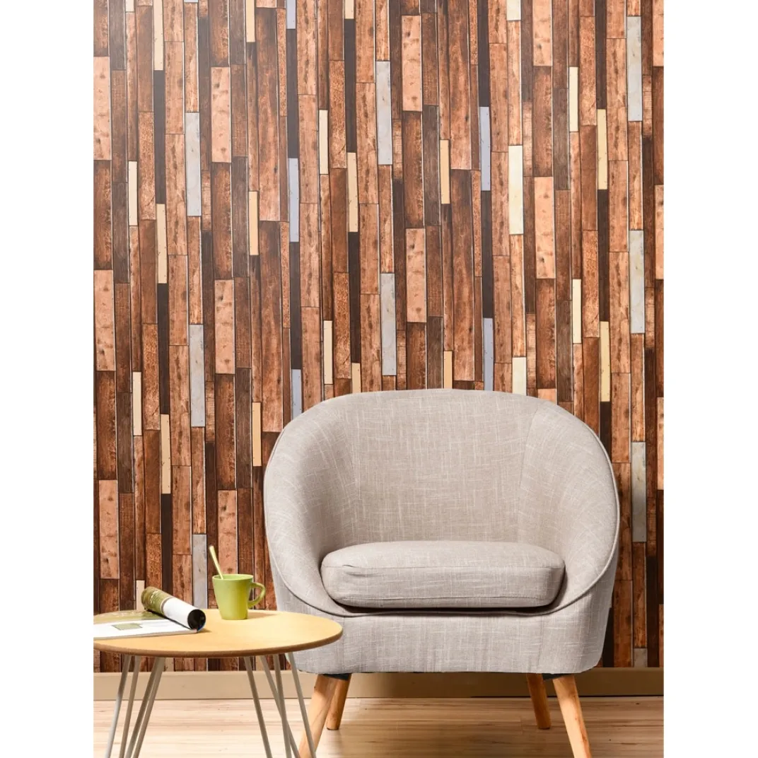 Décorations-Tempsl Papier mural autocollant briques